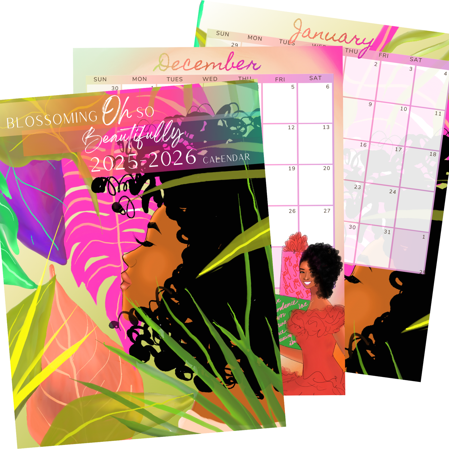Blossoming Oh So Beautifully - Wall Calendar (Pre-Order: Ships 12/12) w/Free Shipping