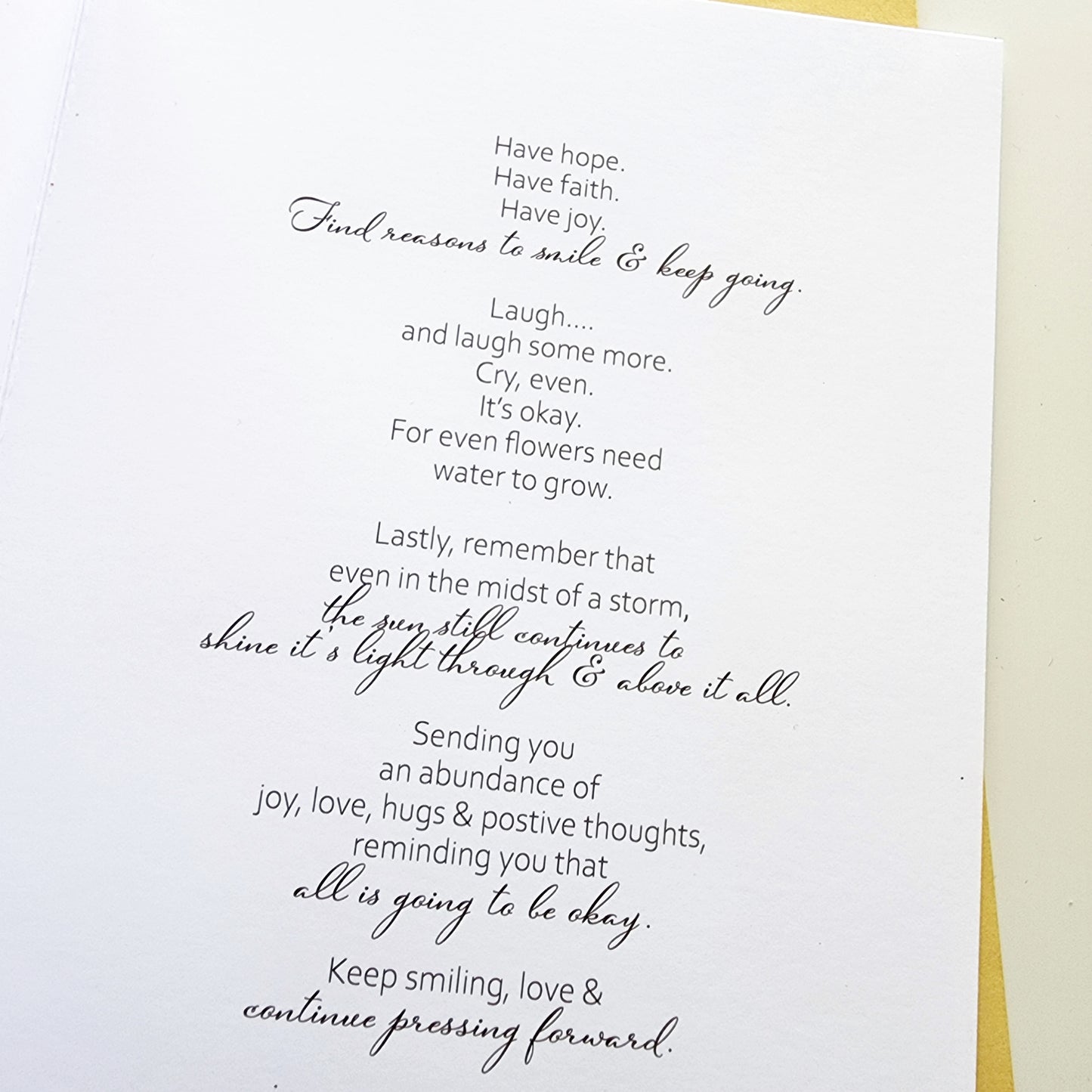 Have Hope - Encouragement Card