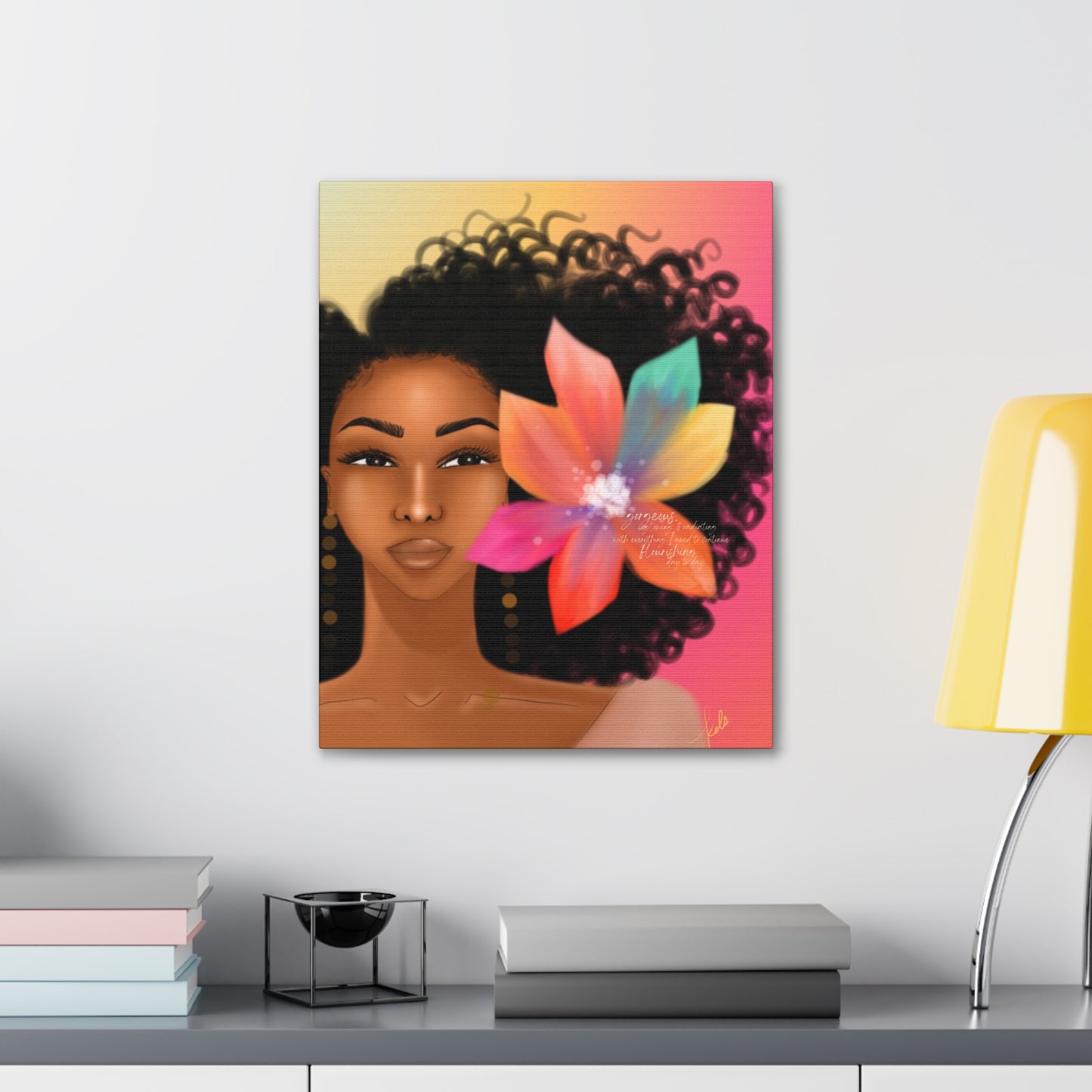 Gorgeous & Glowing - Canvas Gallery Wraps
