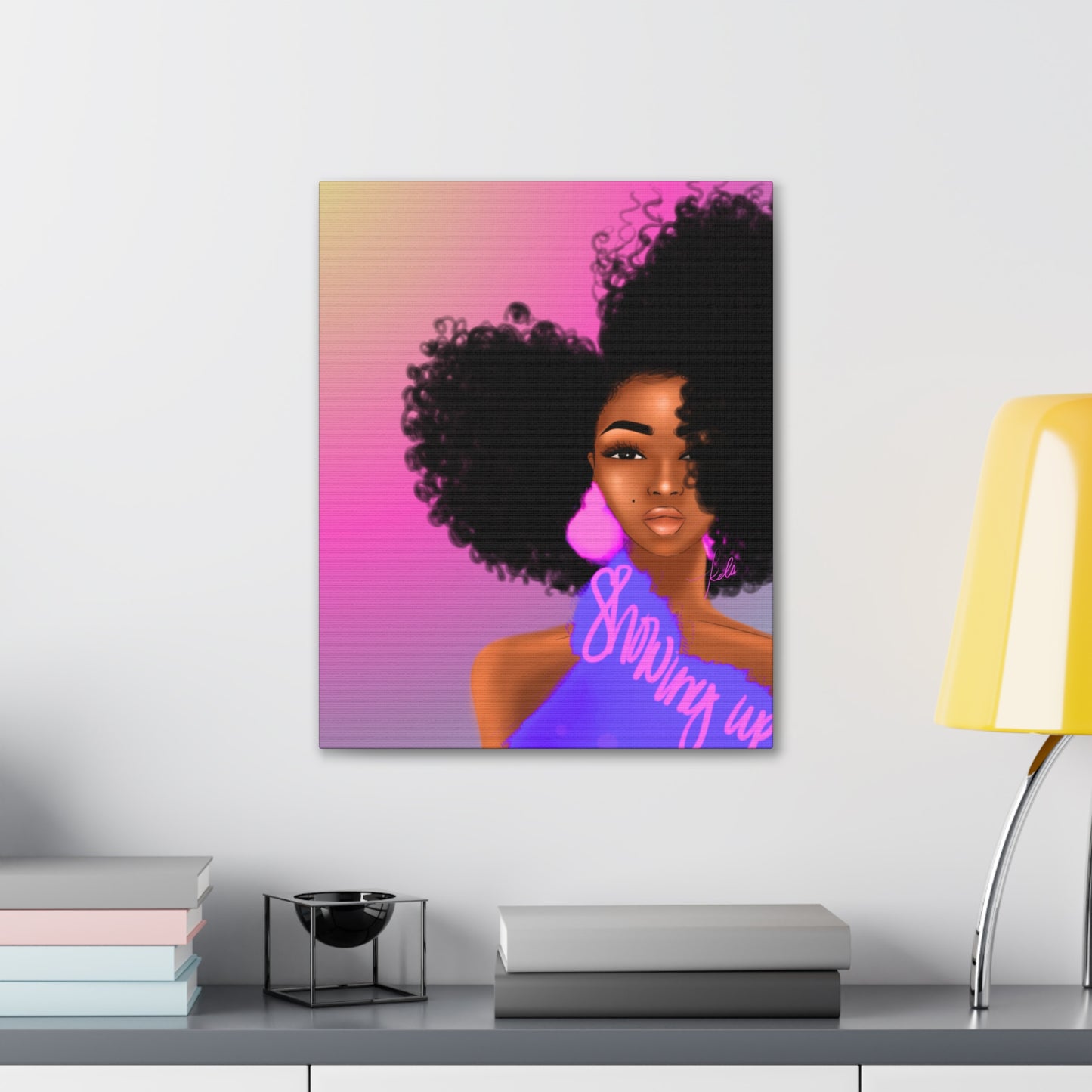 Showing Up - Canvas Gallery Wraps