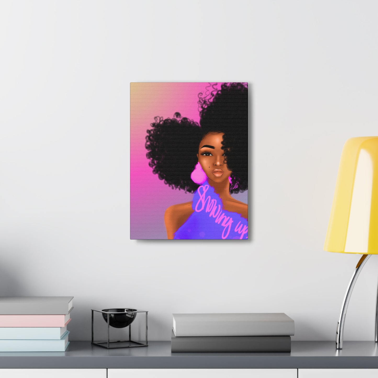 Showing Up - Canvas Gallery Wraps