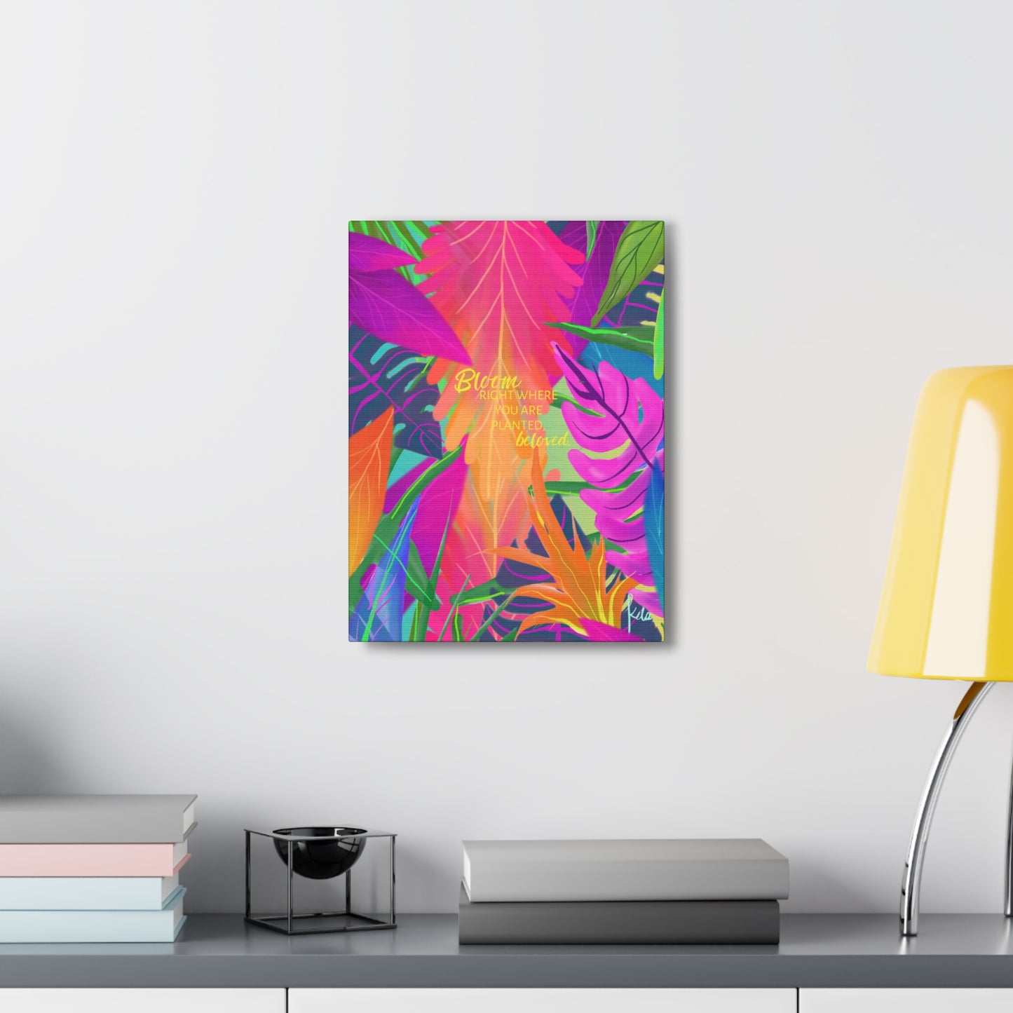 Bloom Right Where You Are Planted, Beloved - Canvas Gallery Wraps