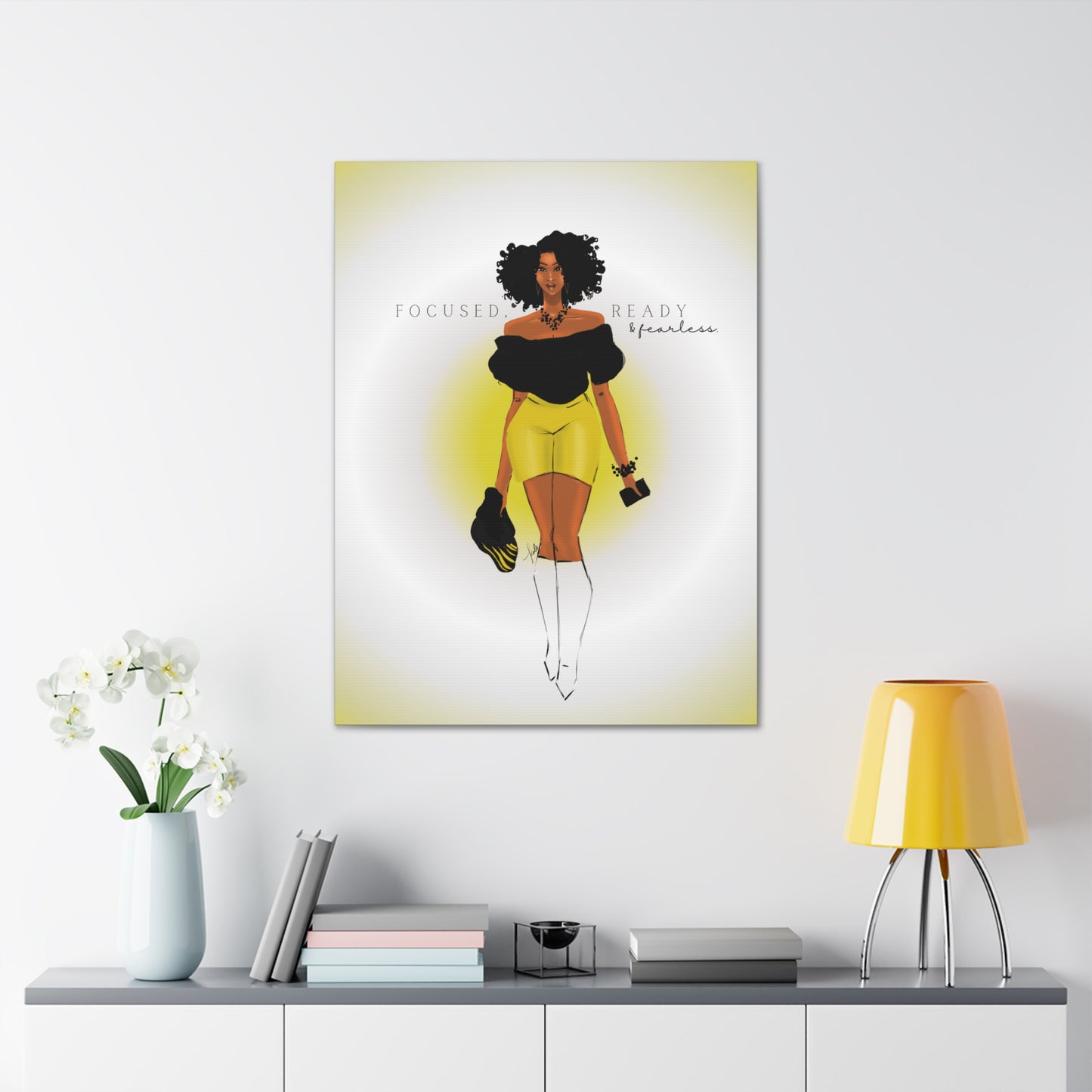 Focused, Ready & Fearless - Canvas Wall Art