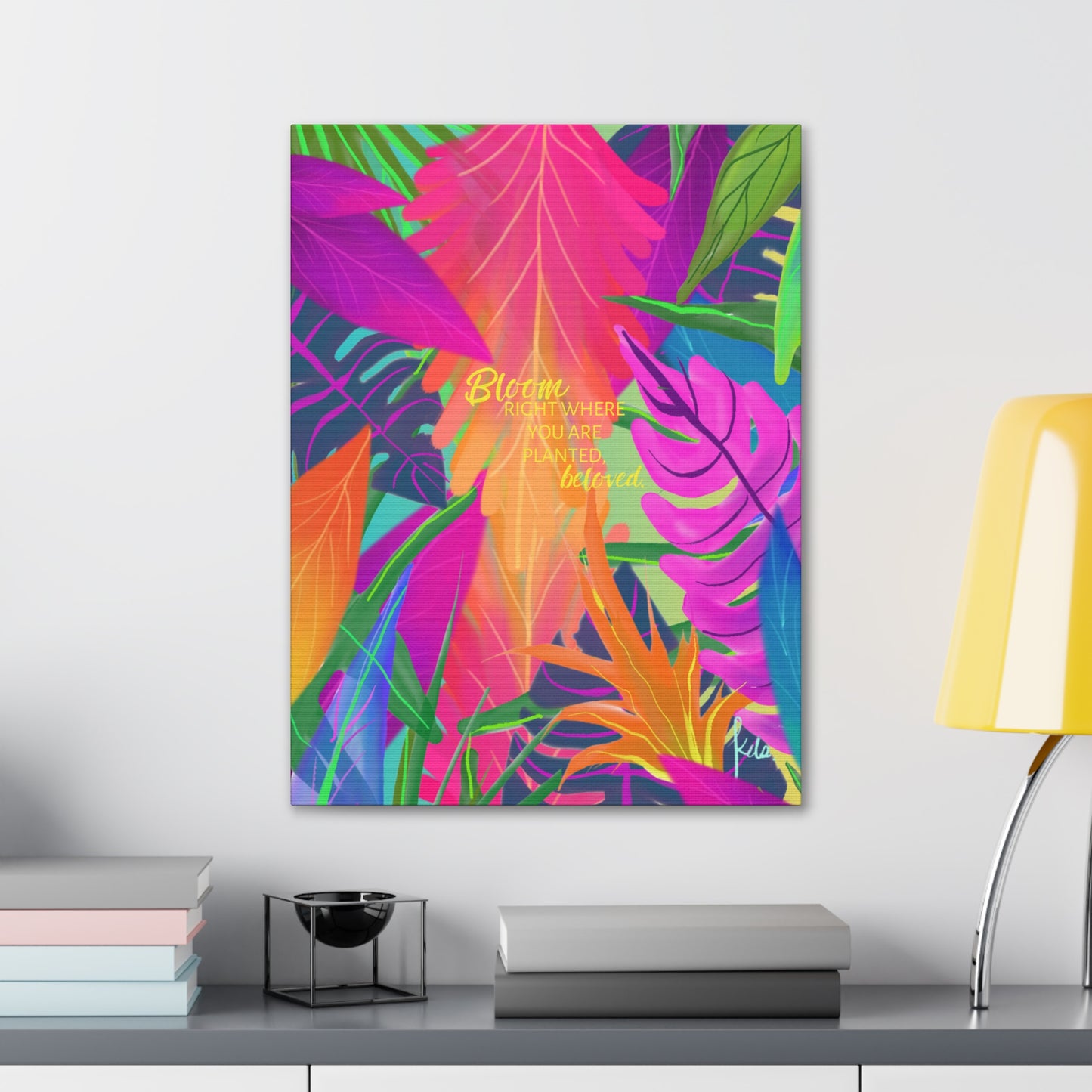 Bloom Right Where You Are Planted, Beloved - Canvas Gallery Wraps