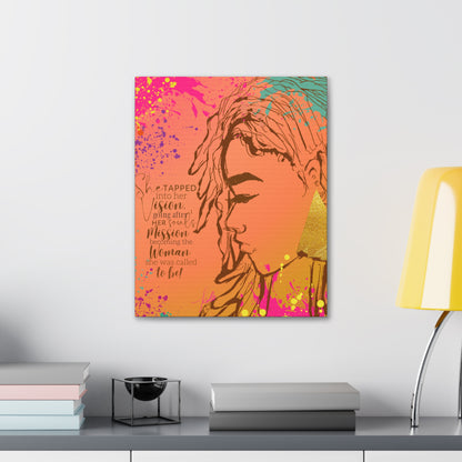 She Tapped In - Canvas Gallery Wraps