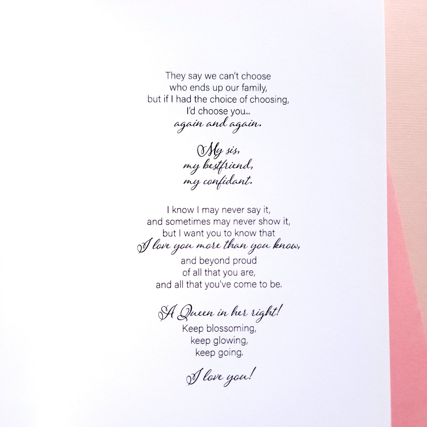 Happy Birthday, Sis! - Birthday Card