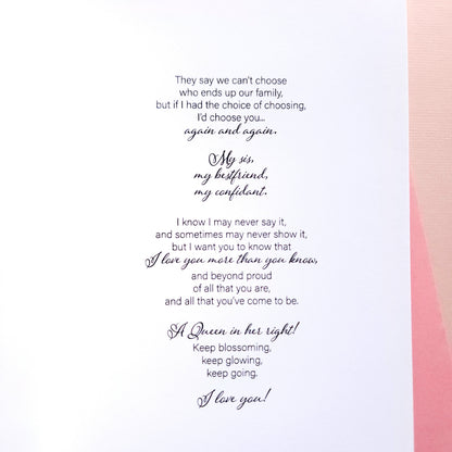 Happy Birthday, Sis! - Birthday Card