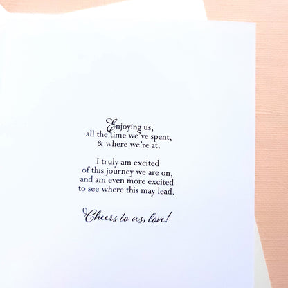 New Love/ Truly Enjoying Us - Greeting Card