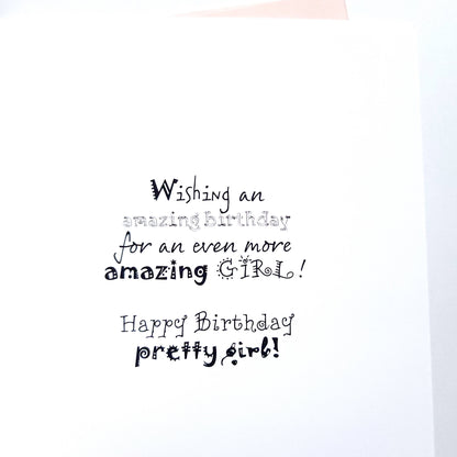 Little Girl in Tutu - Happy Birthday Card