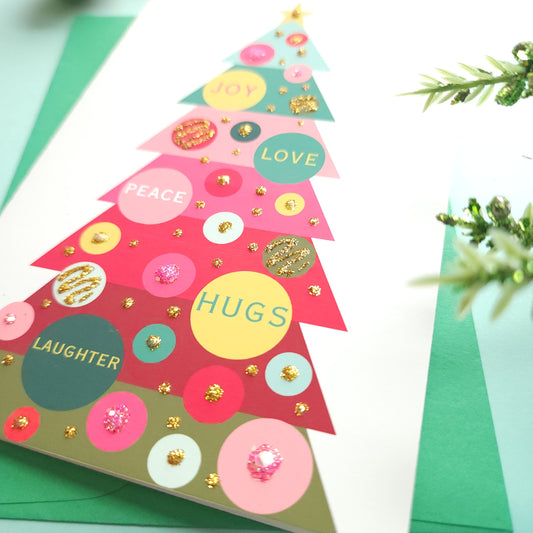 Words of Ornaments - Christmas Card
