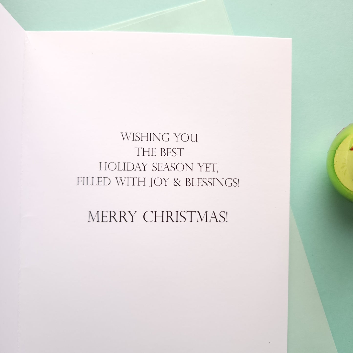 Ornaments - Holiday Card