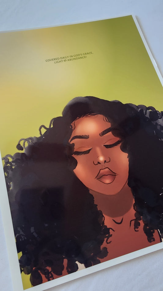 God's Light- 8.5X11 Print