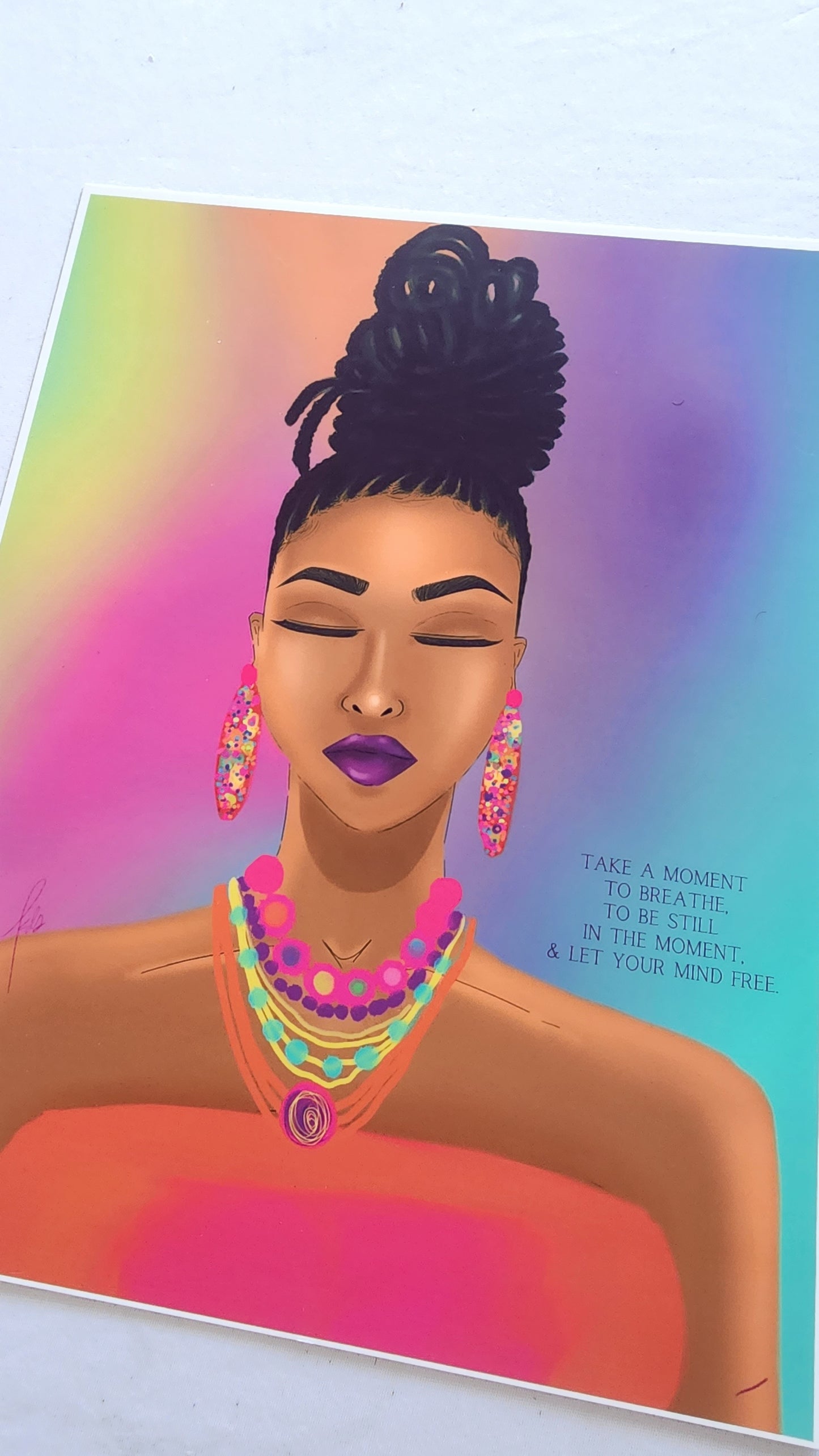 Take A Moment - 8.5X11 Print