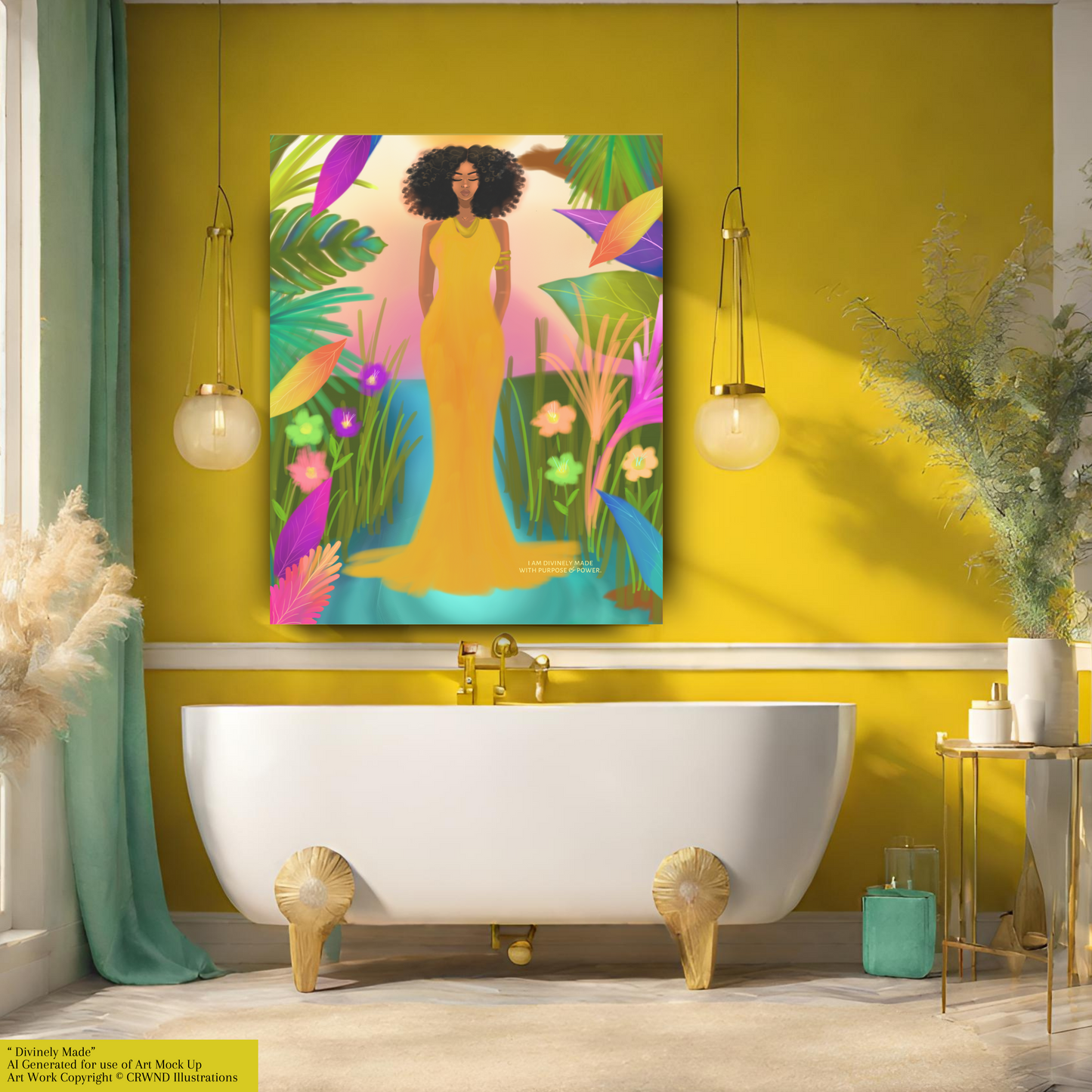 Divinely Created - Canvas Gallery Wraps