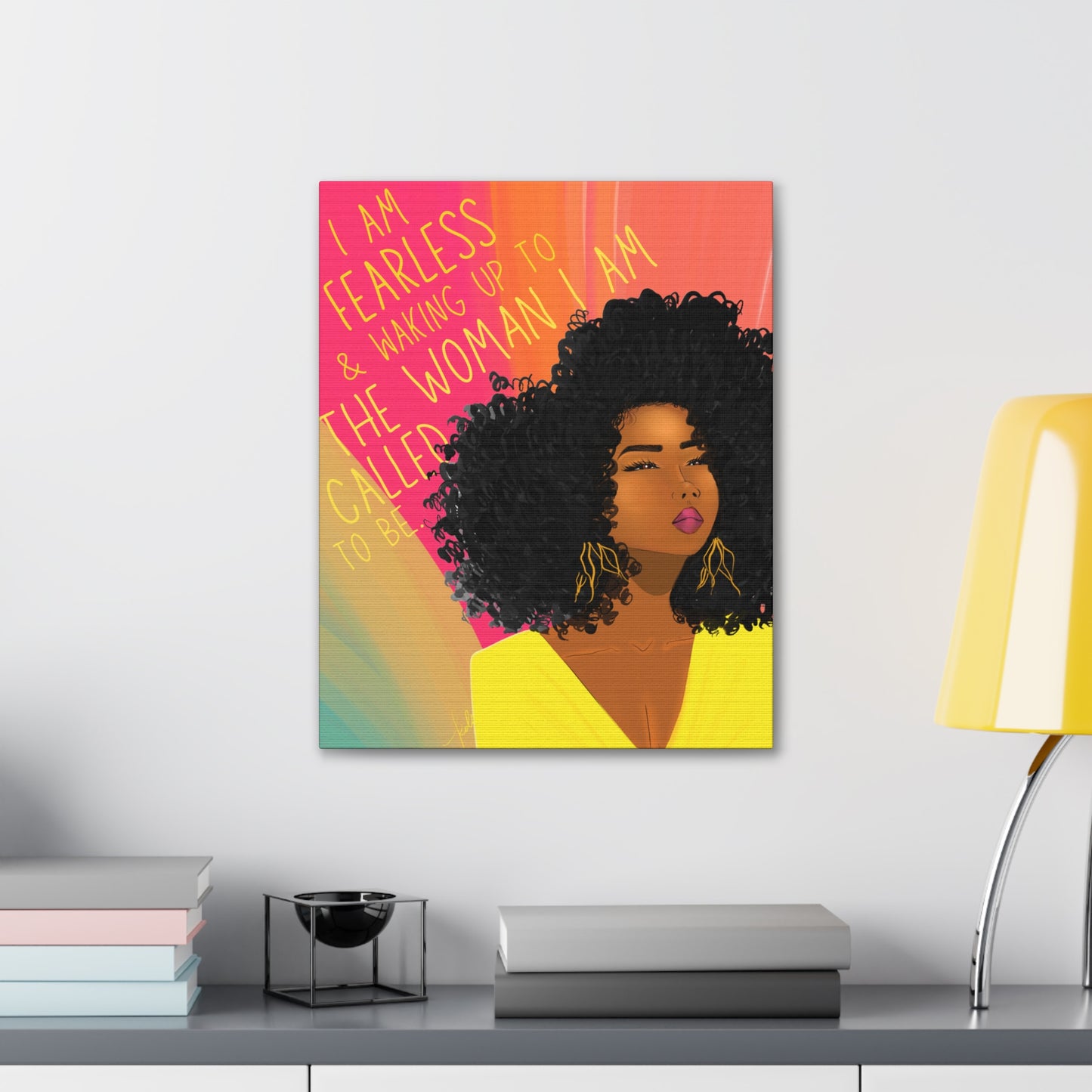 I Am Fearless - Canvas Gallery Wraps