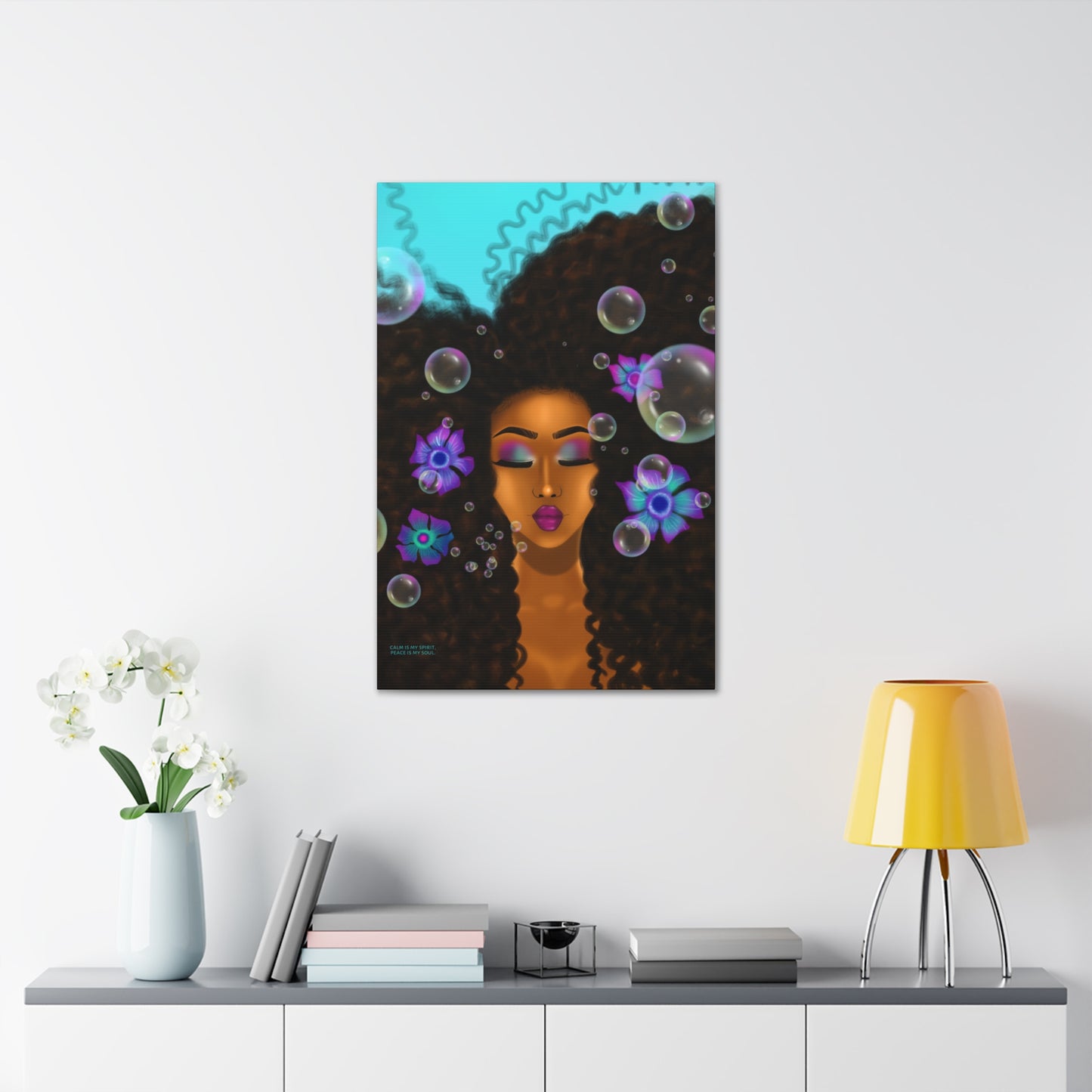 Calm Is My Spirit  - Canvas Gallery Wraps