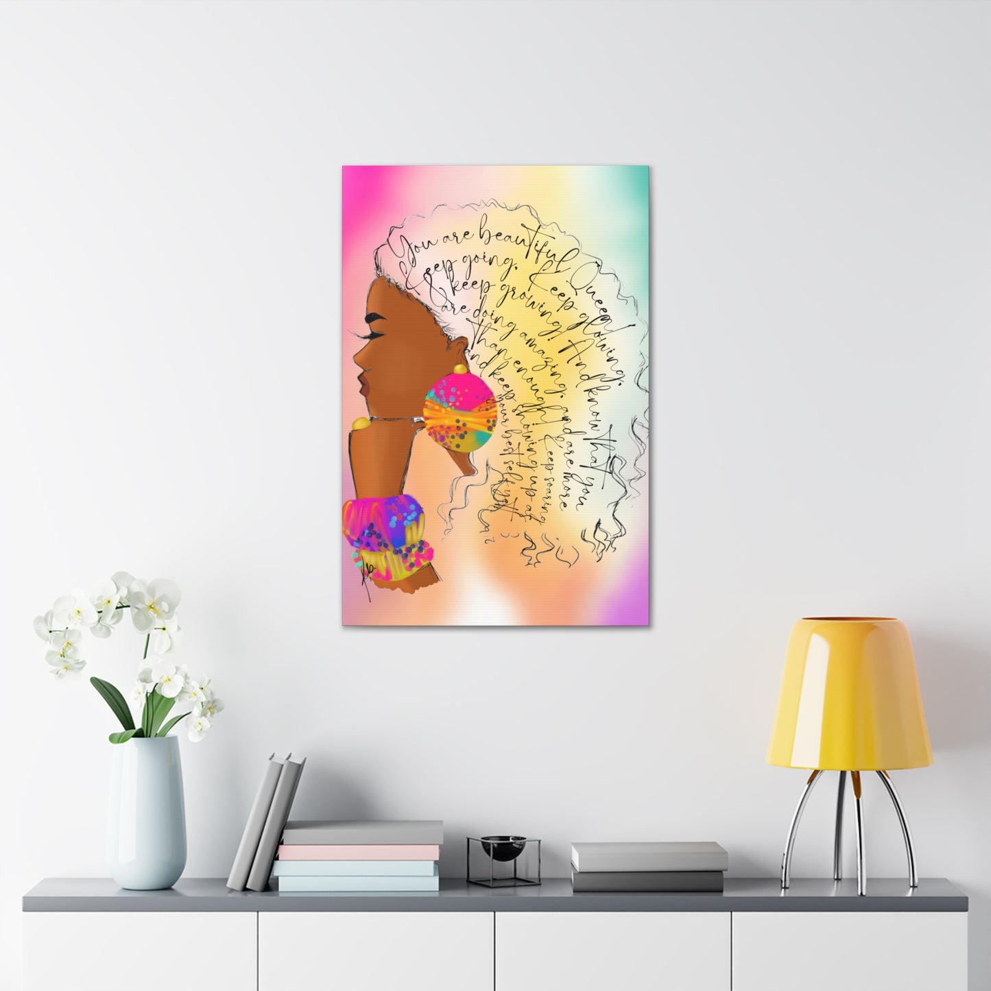 You Are Beautiful, Queen!  - Canvas Gallery Wraps
