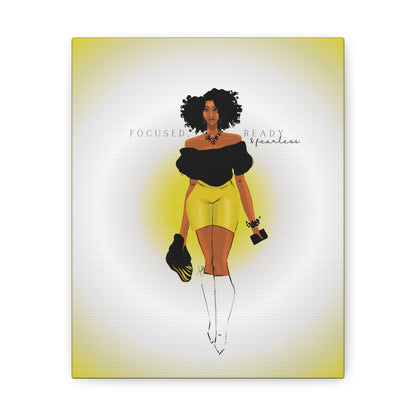 Focused, Ready & Fearless - Canvas Wall Art