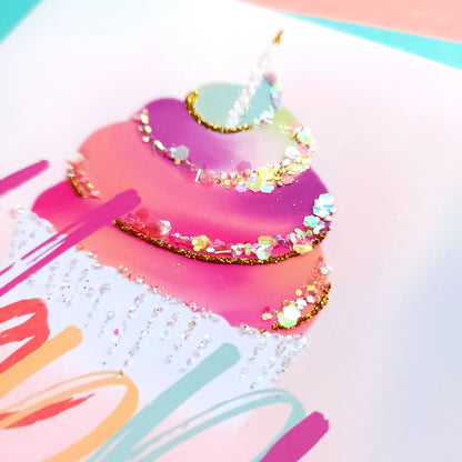 Cupcake - Birthday Card