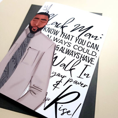 Black Man, You Can - Empowerment Card