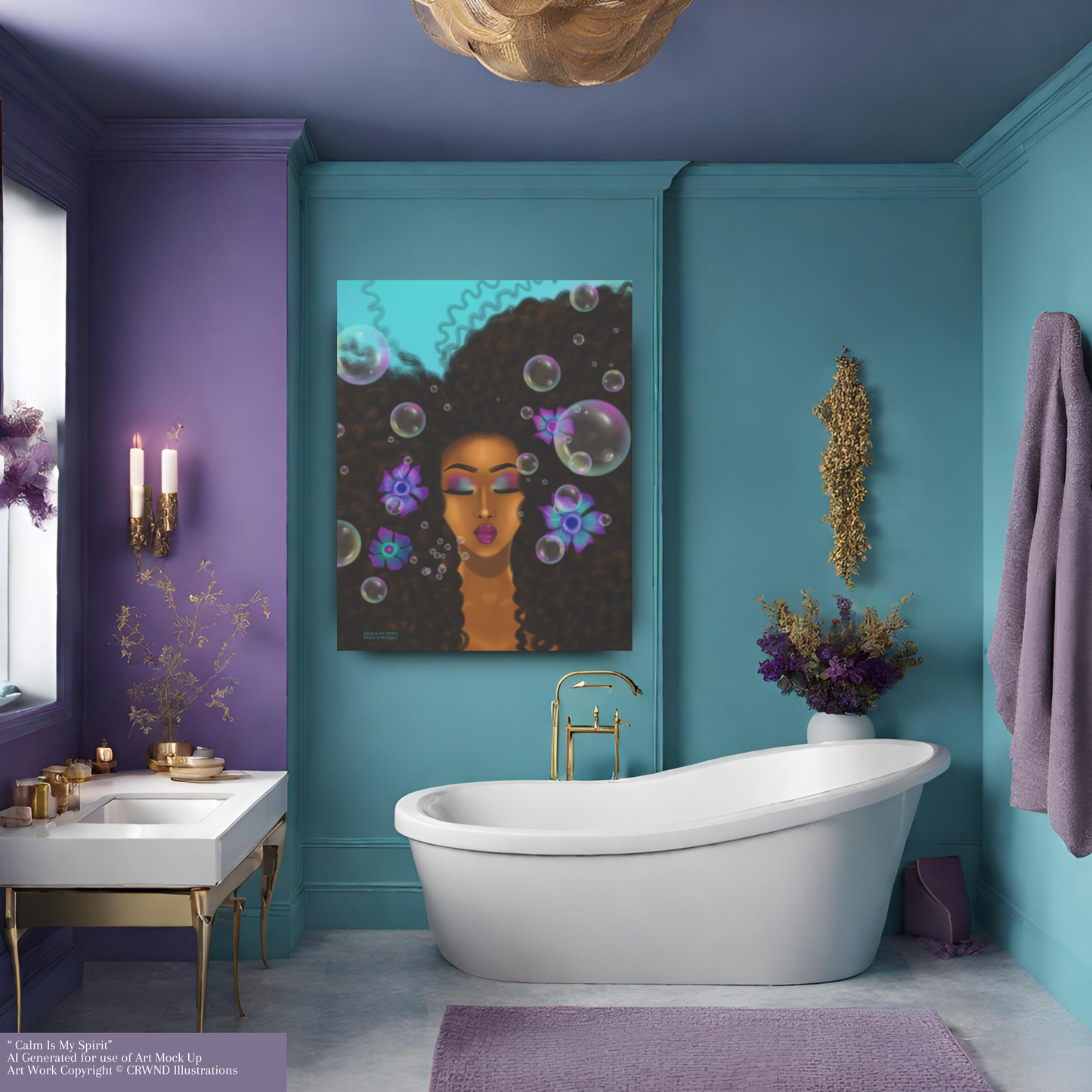 Calm Is My Spirit  - Canvas Gallery Wraps