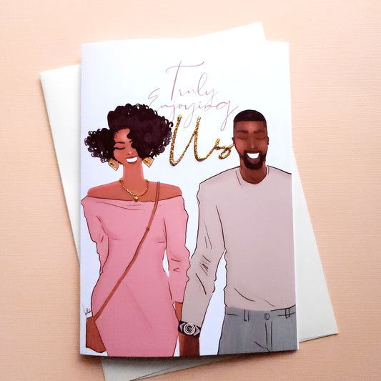 New Love/ Truly Enjoying Us - Greeting Card
