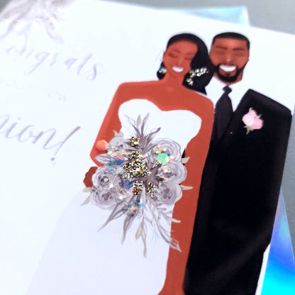 Congrats On Your New Union - Wedding Celebration Card