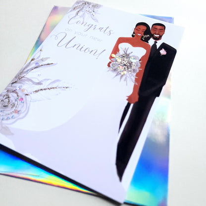 Congrats On Your New Union - Wedding Celebration Card