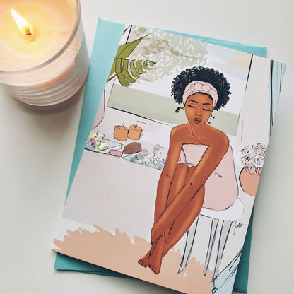Wishing You All The Selfcare - Greeting Card