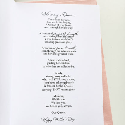 Queen Mom - Mothers Day Card