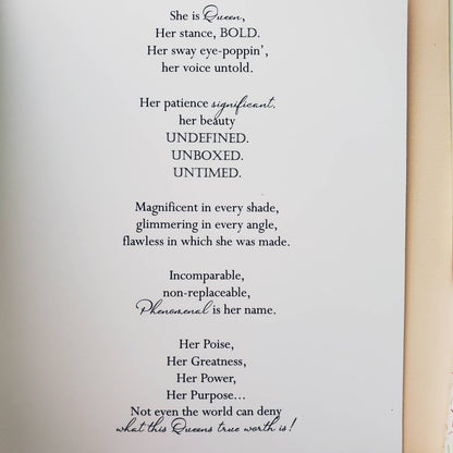 Lifting Her Up (Mothers Day, Anniversary, Birthday or Just Because)