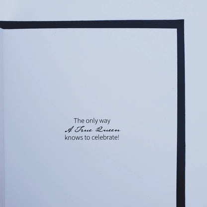 Celebrate In Queen Fashion! - Any Celebration Greeting Card | Black Girl Birthday | Black Greeting Cards | Black Girl Greetings | Melanin
